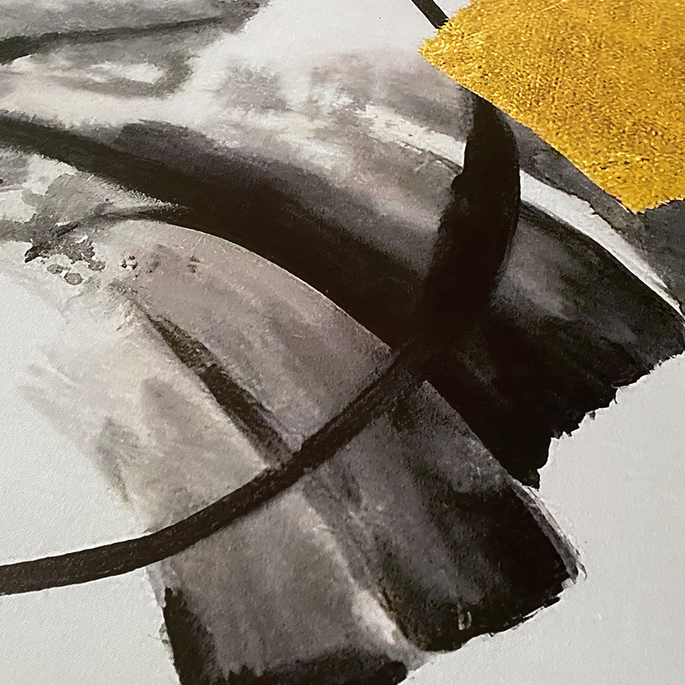 Golden Motion on Canvas