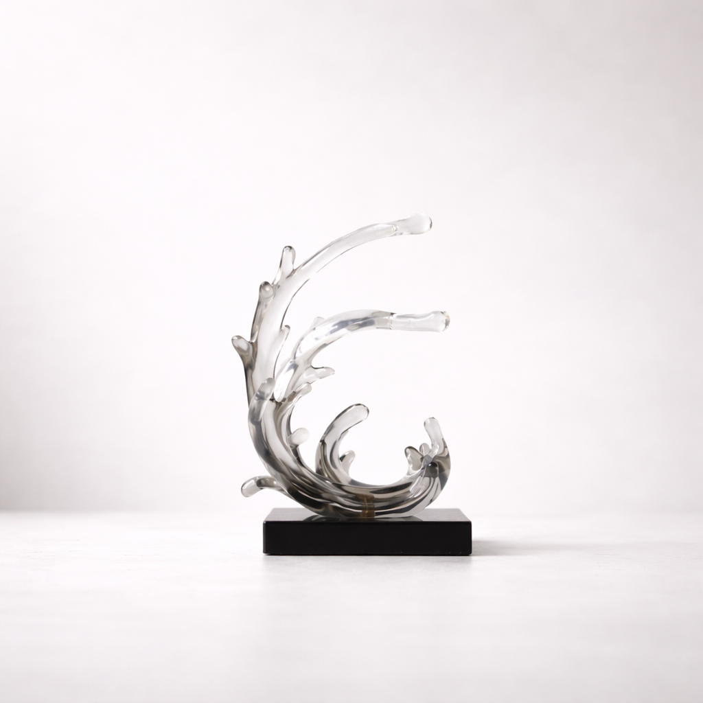 Auralyn Crest Resin Sculpture Set