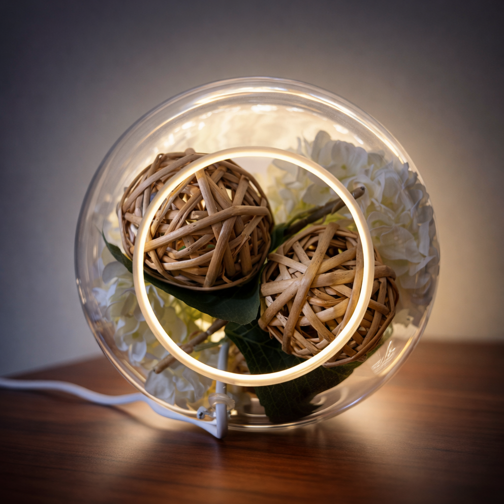 Bloomé Glass Lamp