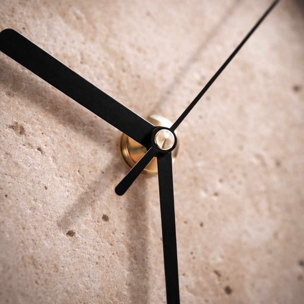 Liora Marble Iron Clock