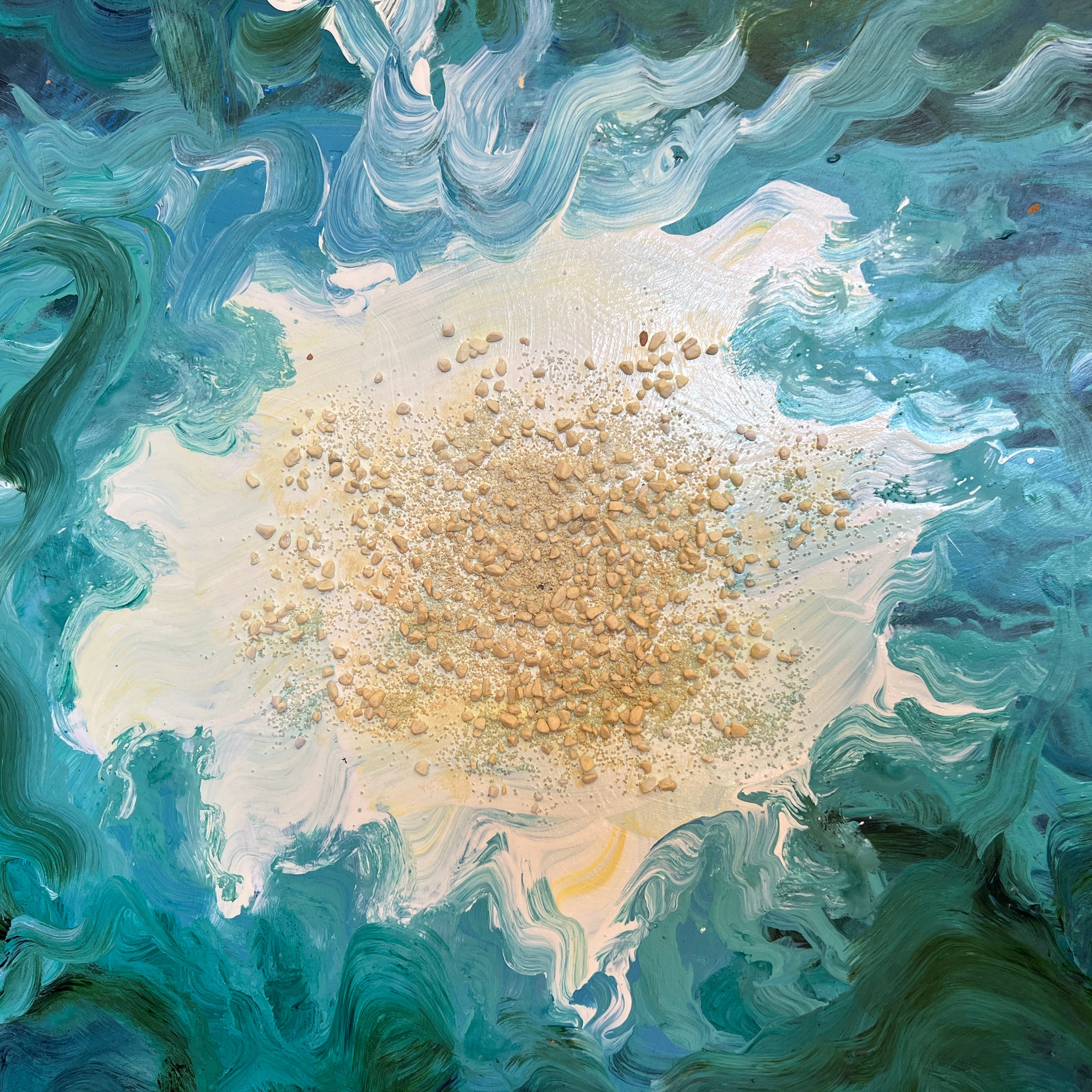 Marine Halo in Handmade Oil Painting