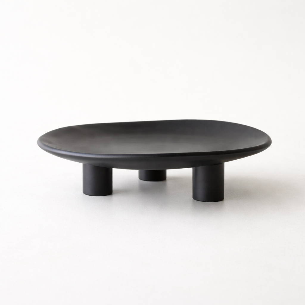 Nero Round Resin Tray