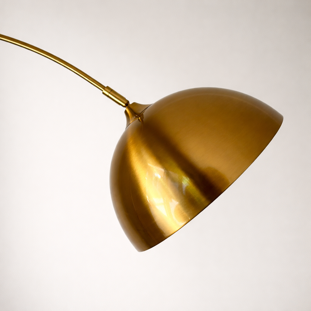 Solen Gold Metal Floor Lamp