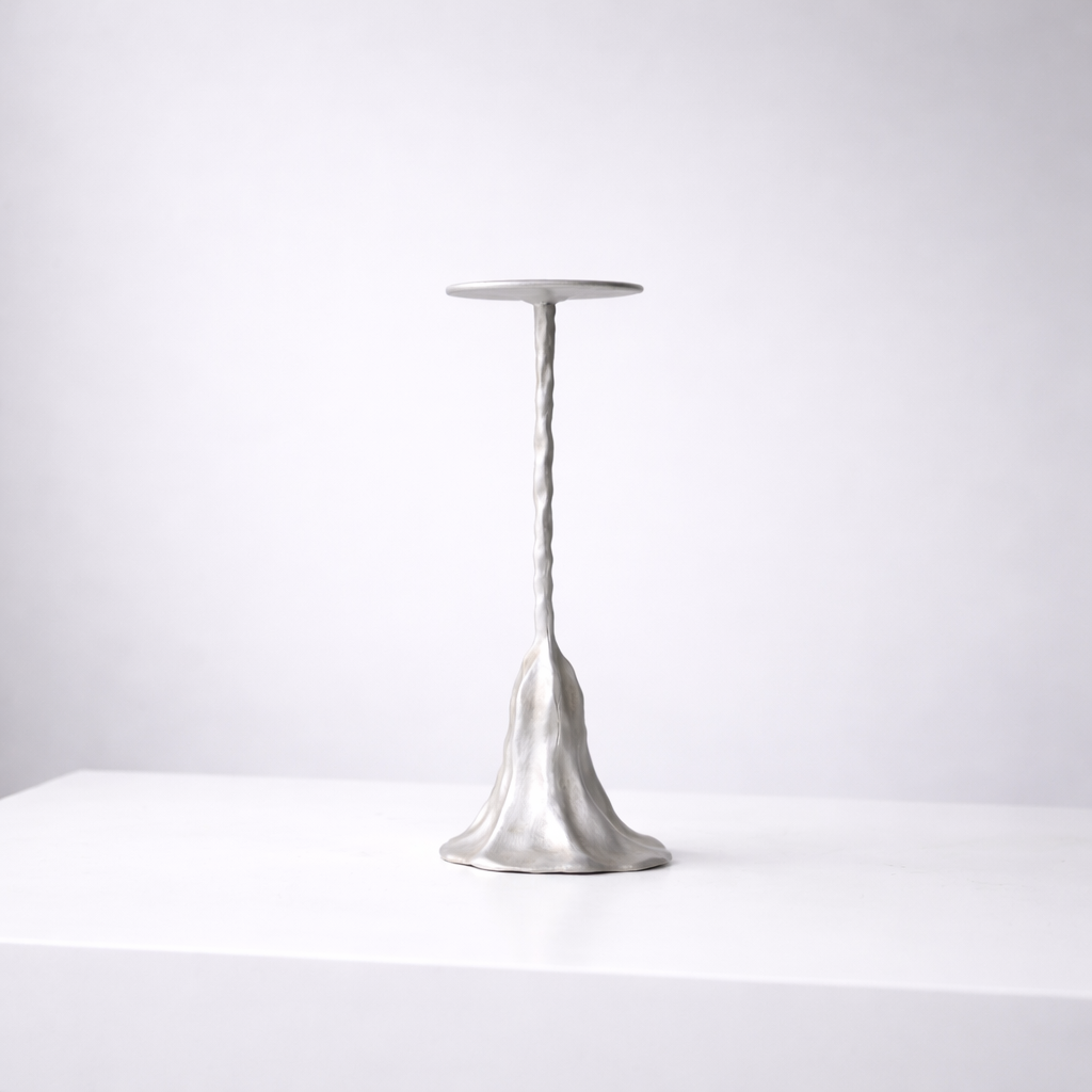 Seren Silver Candle Holder Set