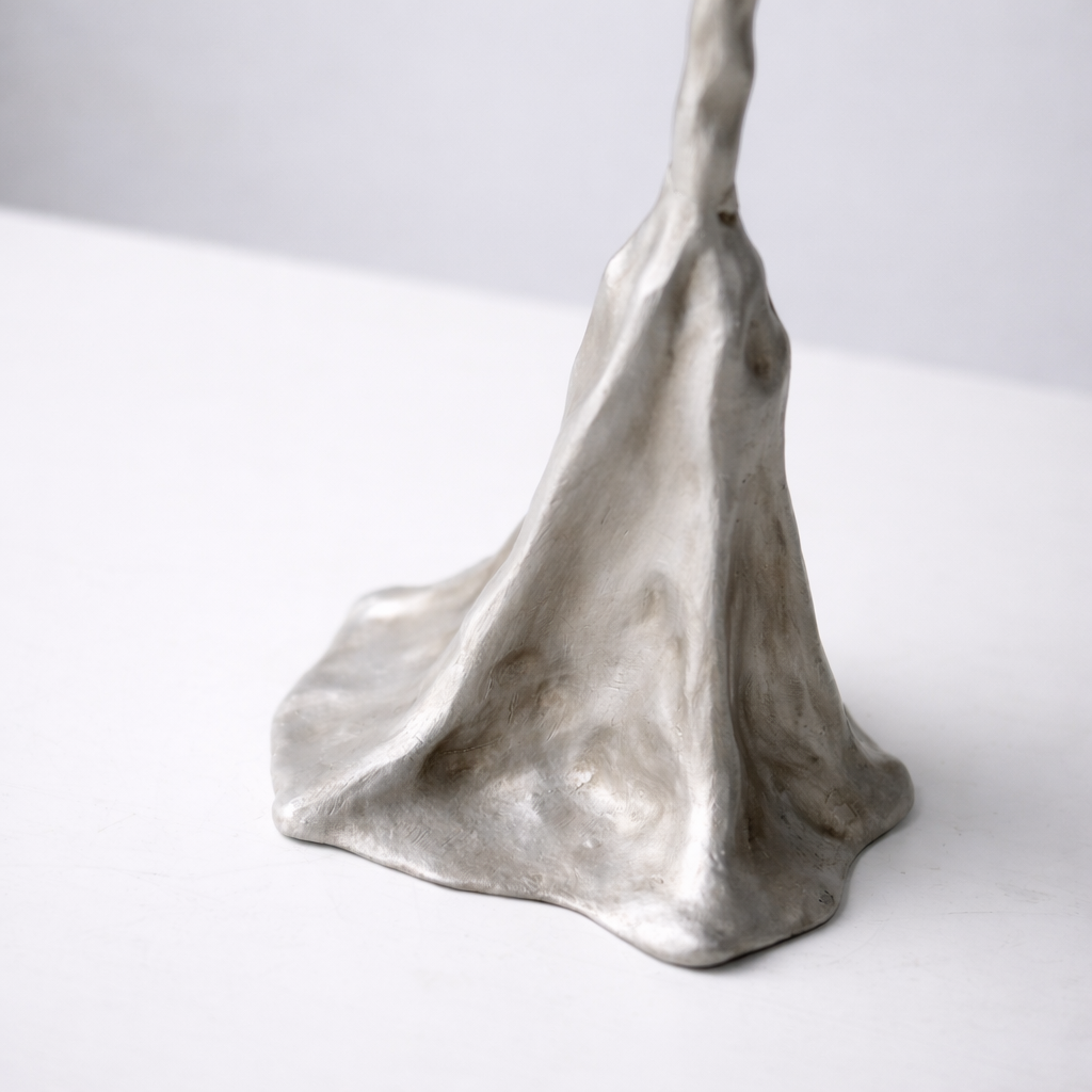 Seren Silver Candle Holder Set