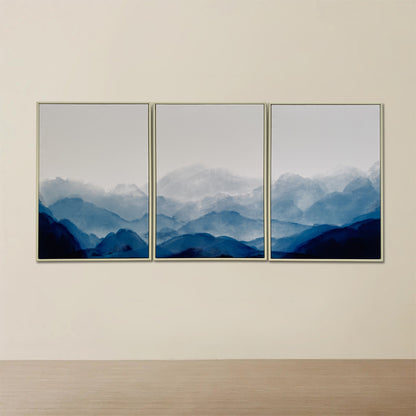 Misty Peaks on Canvas
