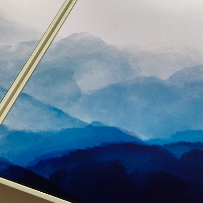 Misty Peaks on Canvas