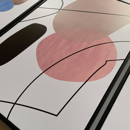 Retro Shapes on Canvas