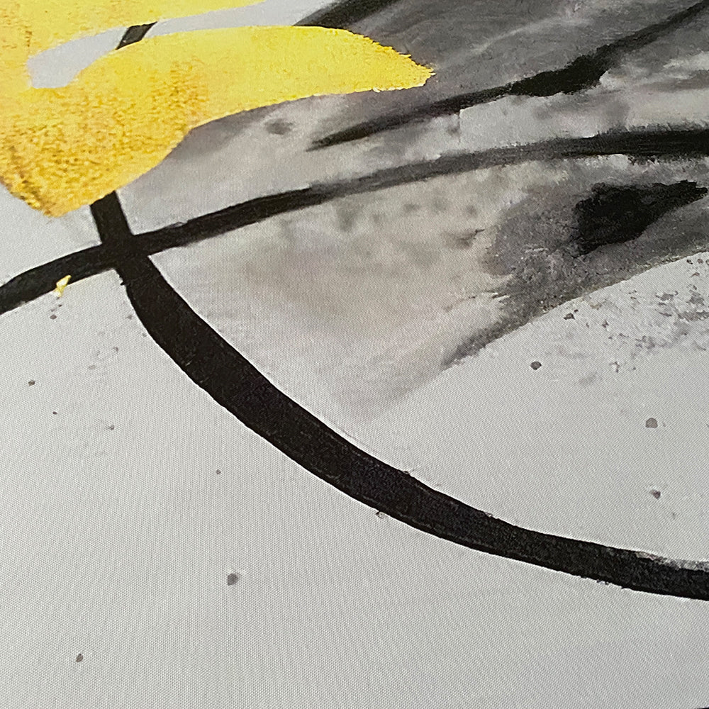 Golden Motion on Canvas