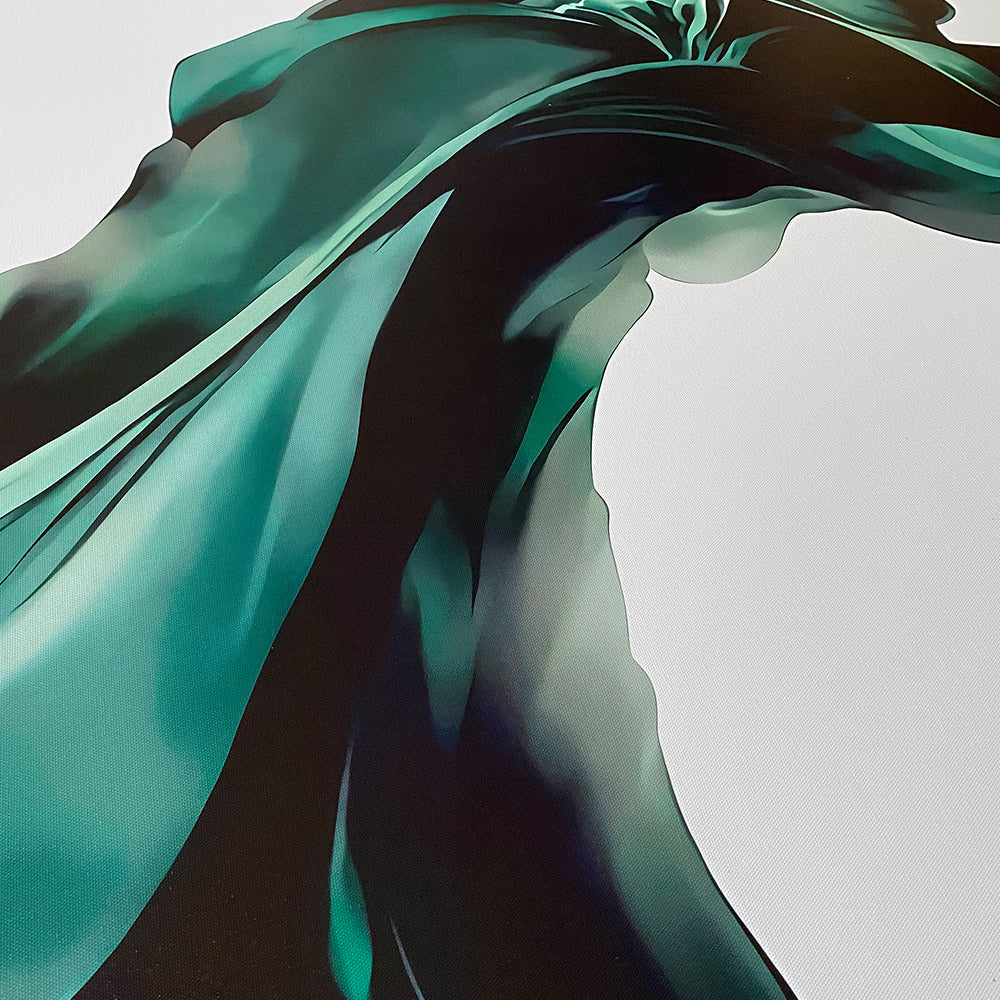 Jade Horizon on Canvas