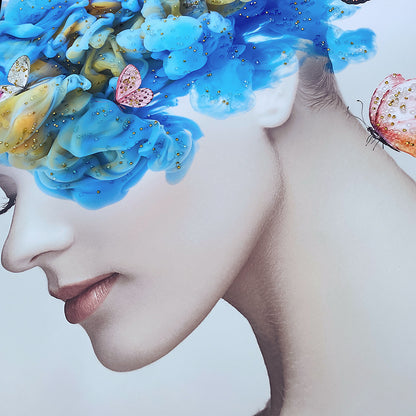 Botanic Crown in Crystal Porcelain Painting