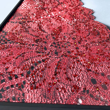 Silent Allure in Crystal Porcelain Painting