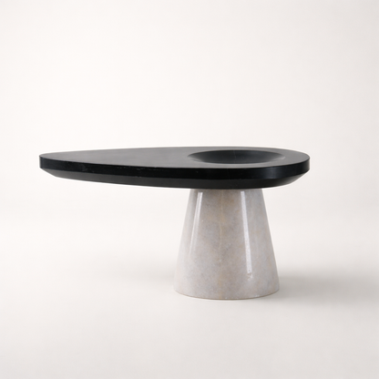 Avrix Marble Pedestal Set