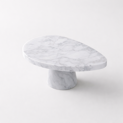 Avrix Marble Pedestal Set