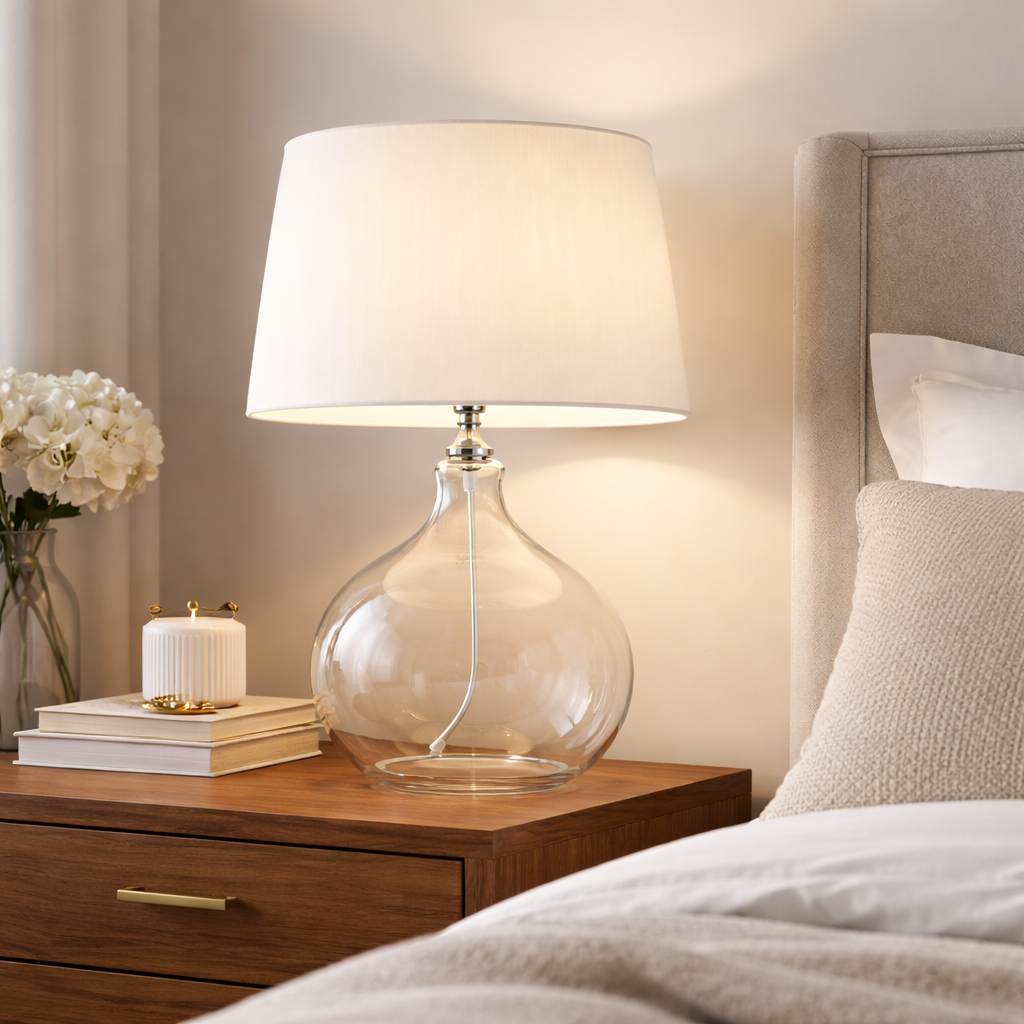 Clear Table Lamp