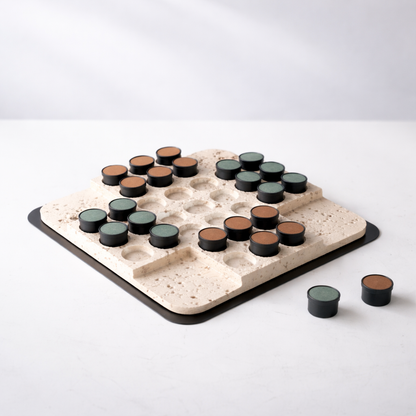 Beige Resin Chess Set