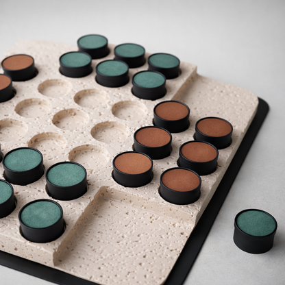Beige Resin Chess Set