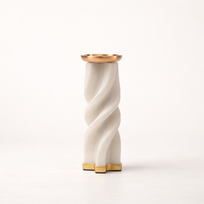Cyris Resin  Alloy Candle Holder Set