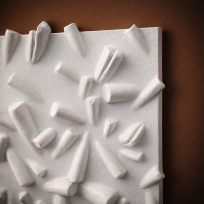 Carved Serenity in 3D Carving with Handpainted Detail