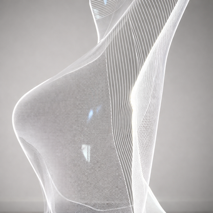 Crystal Wave – Contemporary Acrylic Floor Lamp