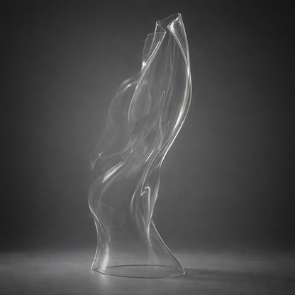 Crystal Wave – Contemporary Acrylic Floor Lamp
