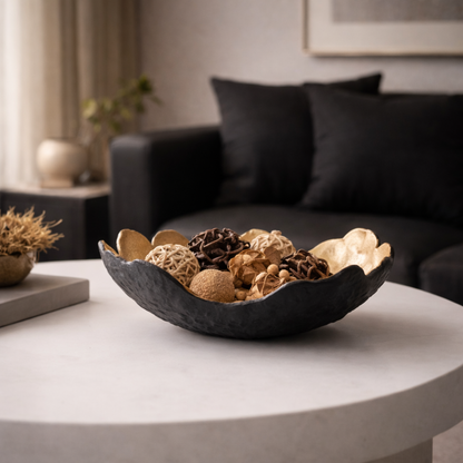 Aurelia Gold & Black Decorative Bowl