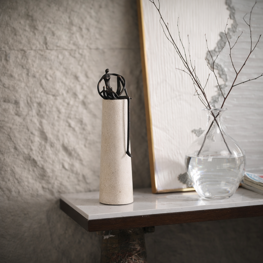 Drax Alloy Marble Sculpture