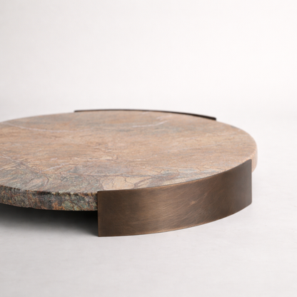 Darnel Marble Stainless Steel Tray