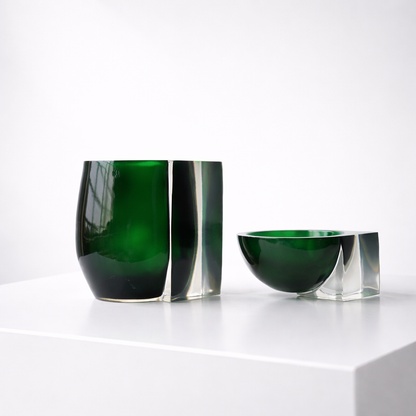 Evara Aqua Resin Vase Set