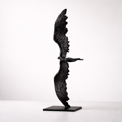 Elysia Black Wing Sculpture