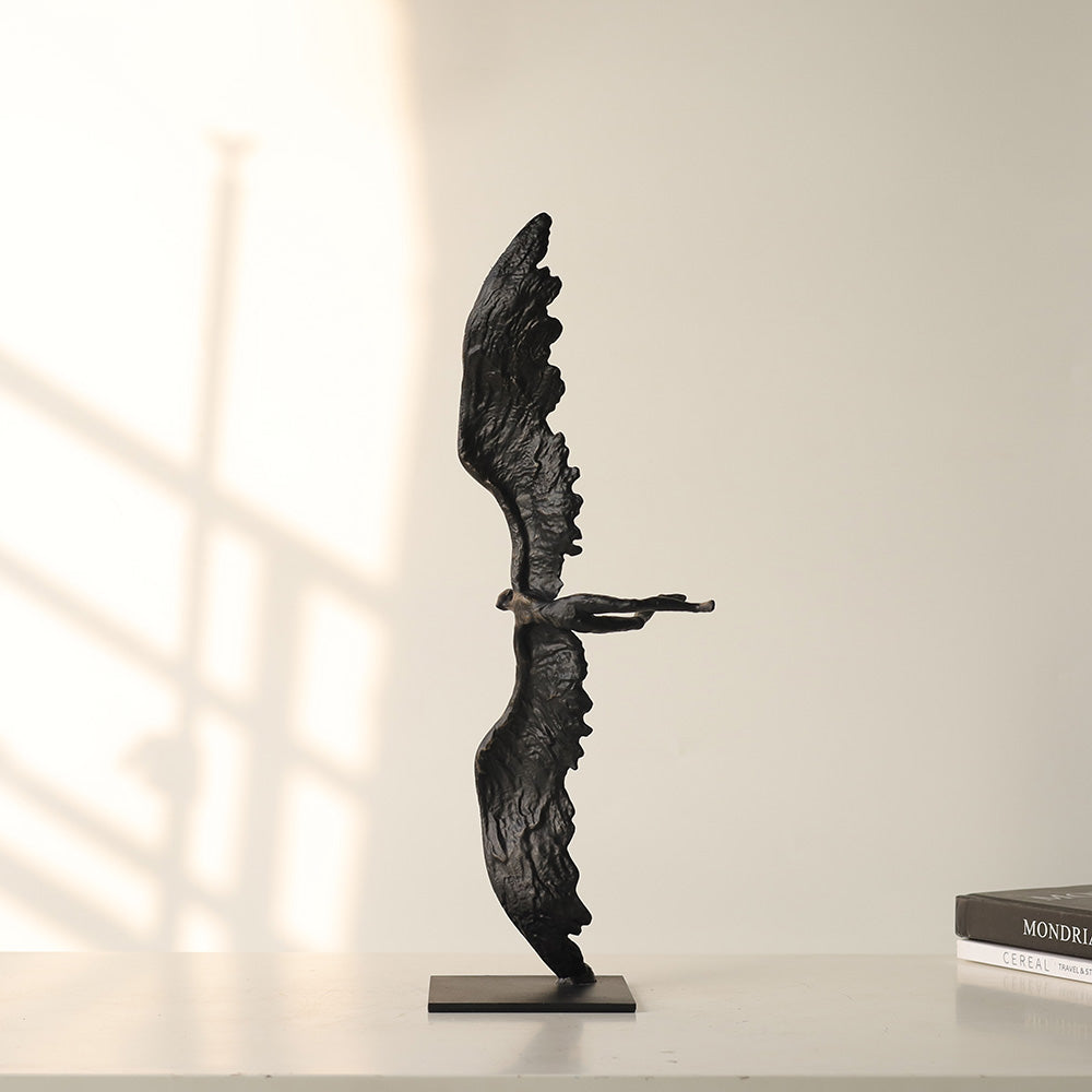 Elysia Black Wing Sculpture