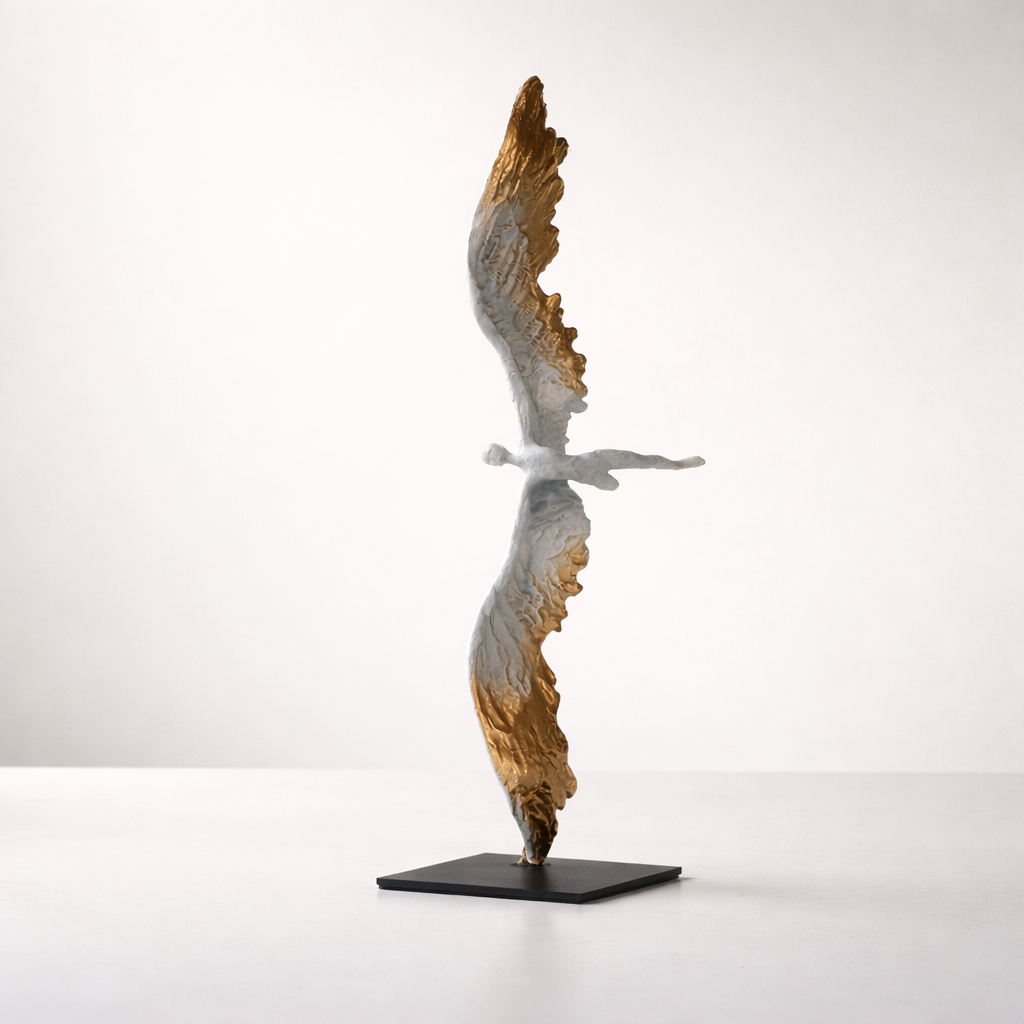 Elysia Gold Wing Sculpture