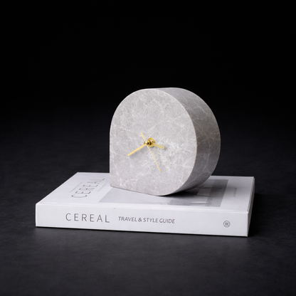 Grayson Concrete Table Clock