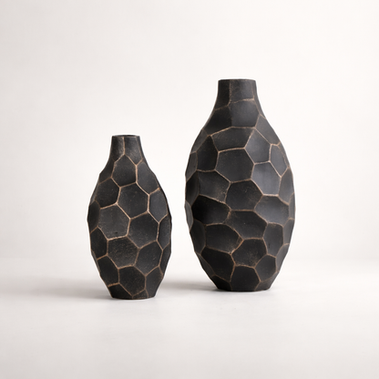 Hexel Aluminium Vase Set