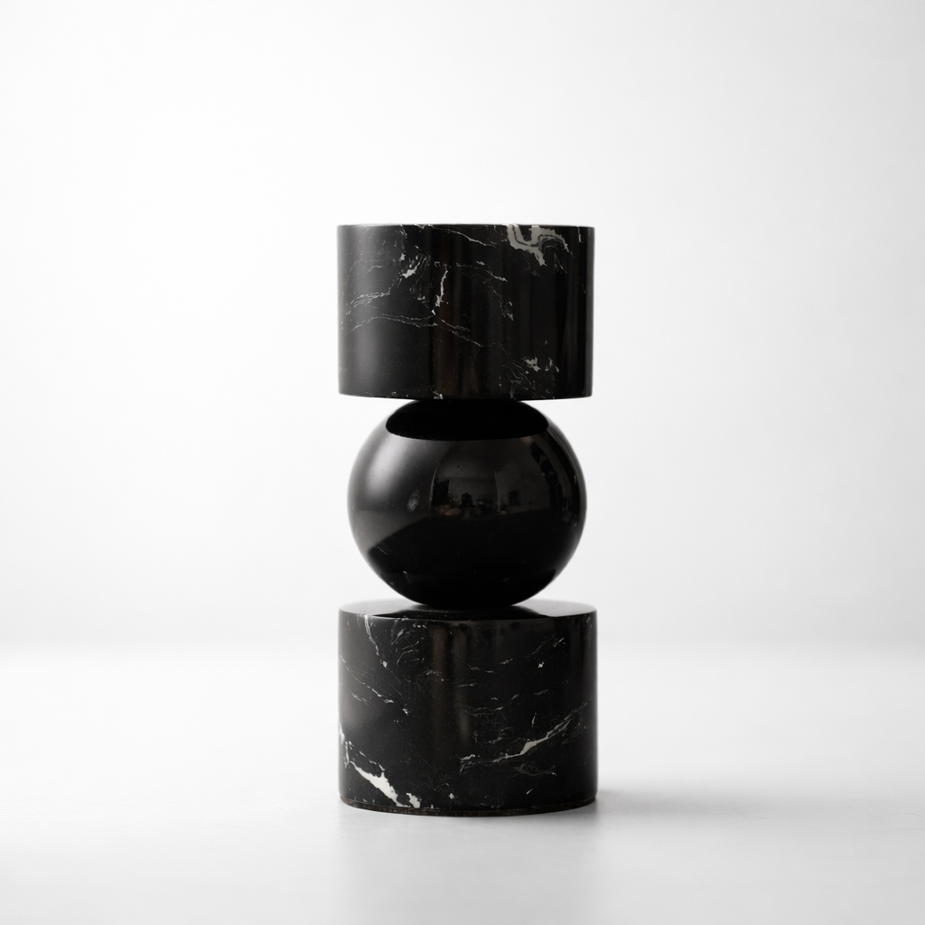 Lumeo Marble Candle Holder Set