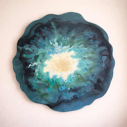 Marine Halo in Handmade Oil Painting