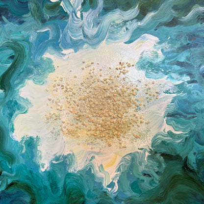Marine Halo in Handmade Oil Painting