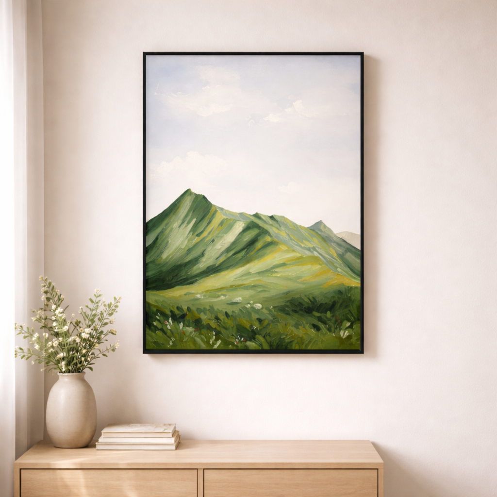 Nature's Crest on Canvas