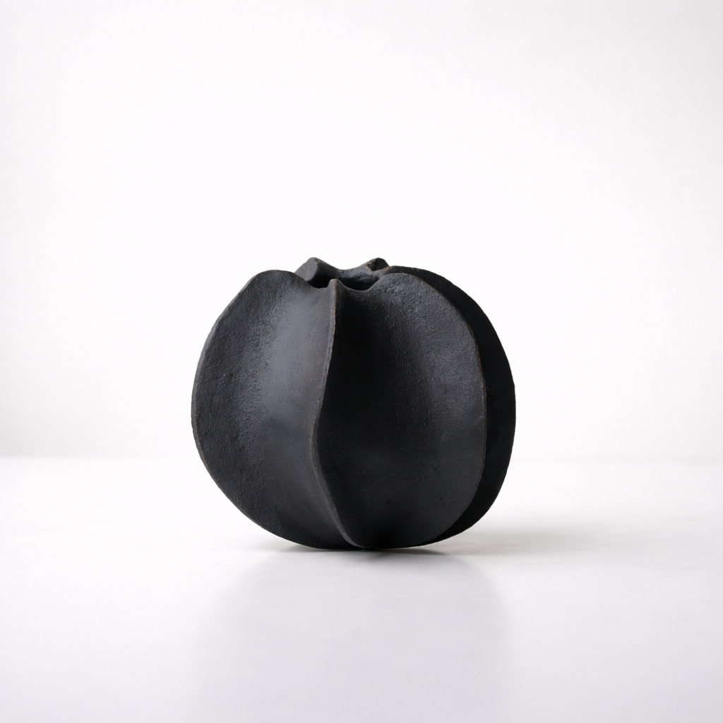 Obsidian Bloom Sculpture Set