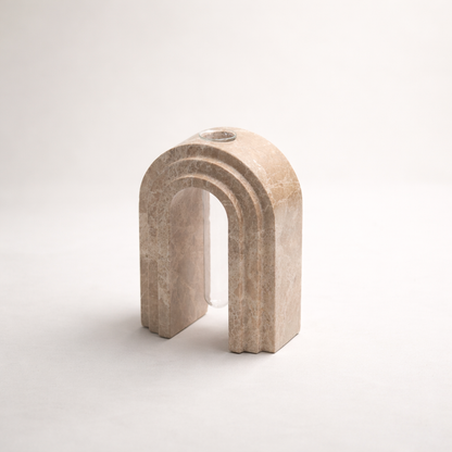 Ruvin Marble Arch Vase Set