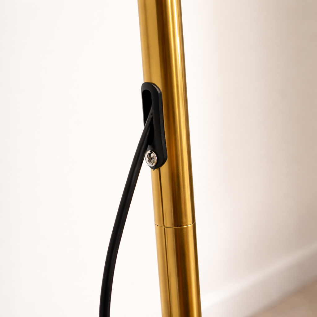 Solen Gold Metal Floor Lamp