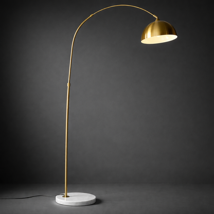 Solen Gold Metal Floor Lamp