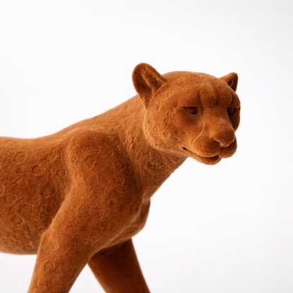 Tavion Brown Resin Walking Panther