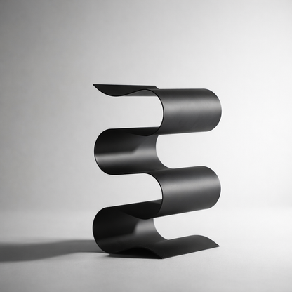 Matt Black Aluminum Wine Holder
